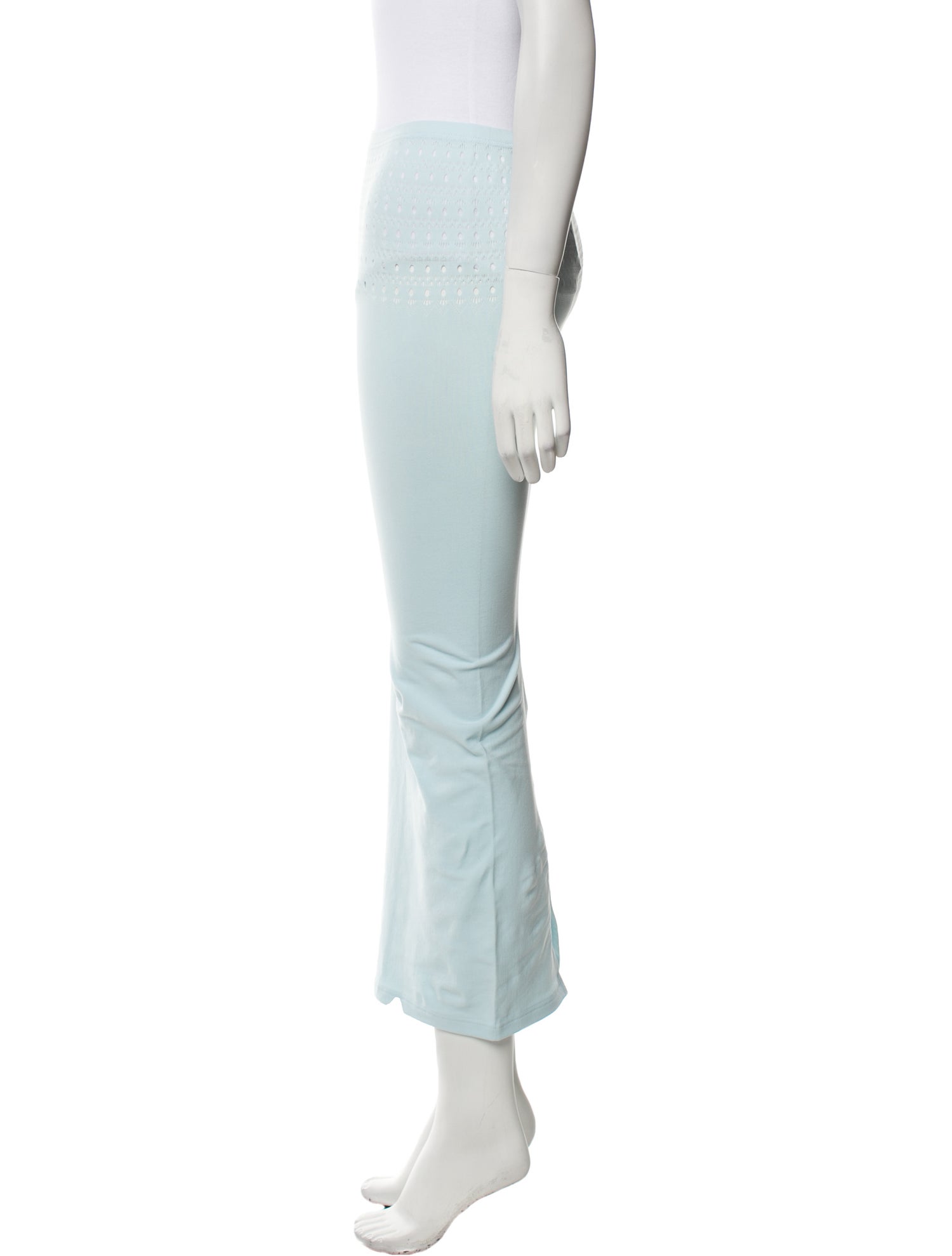 Alaïa Lasercut Accents Midi Length Skirt