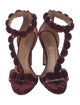 Alaïa Velvet Studded Accents Sandals