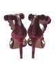 Alaïa Velvet Studded Accents Sandals