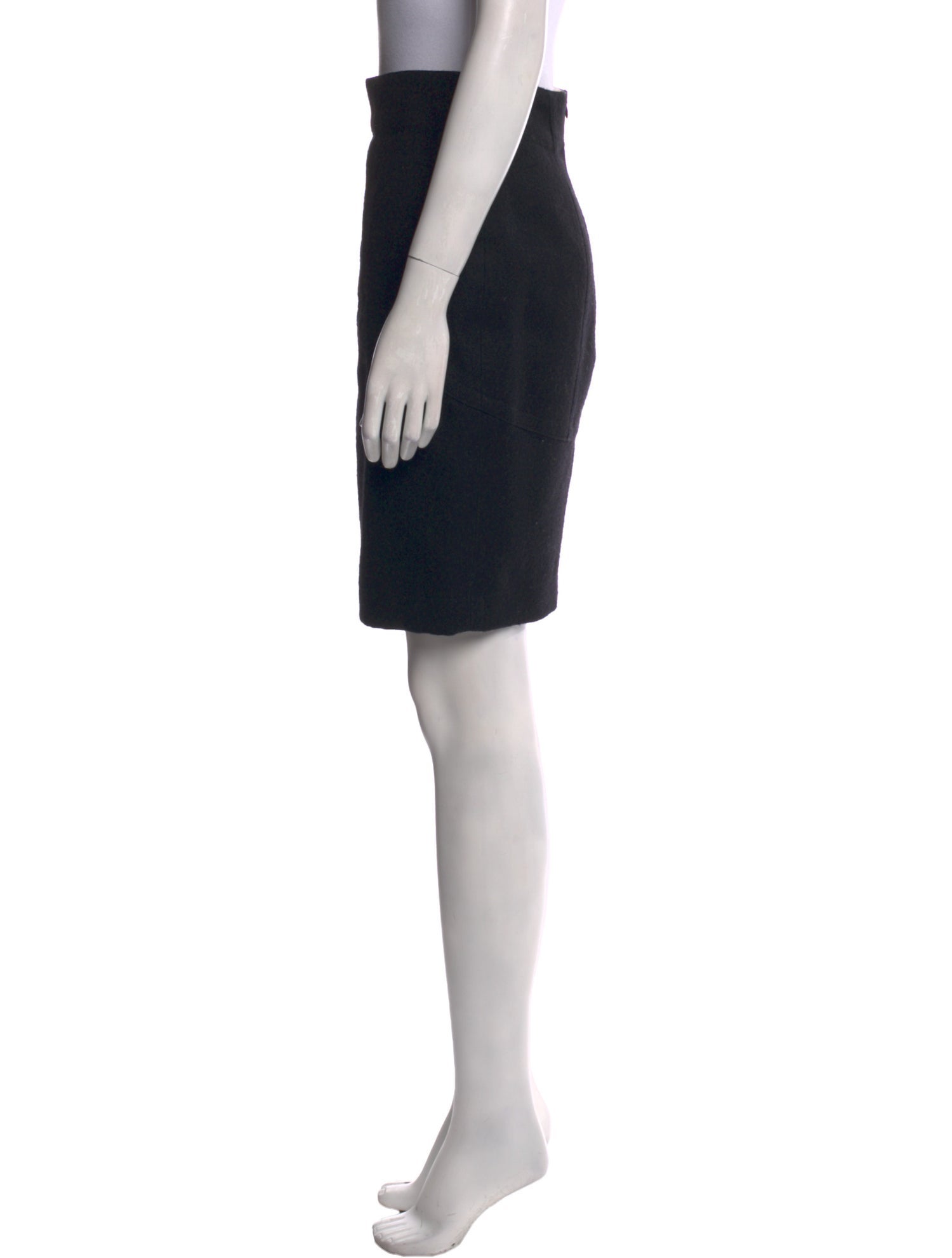 Alaïa Wool Knee-Length Skirt