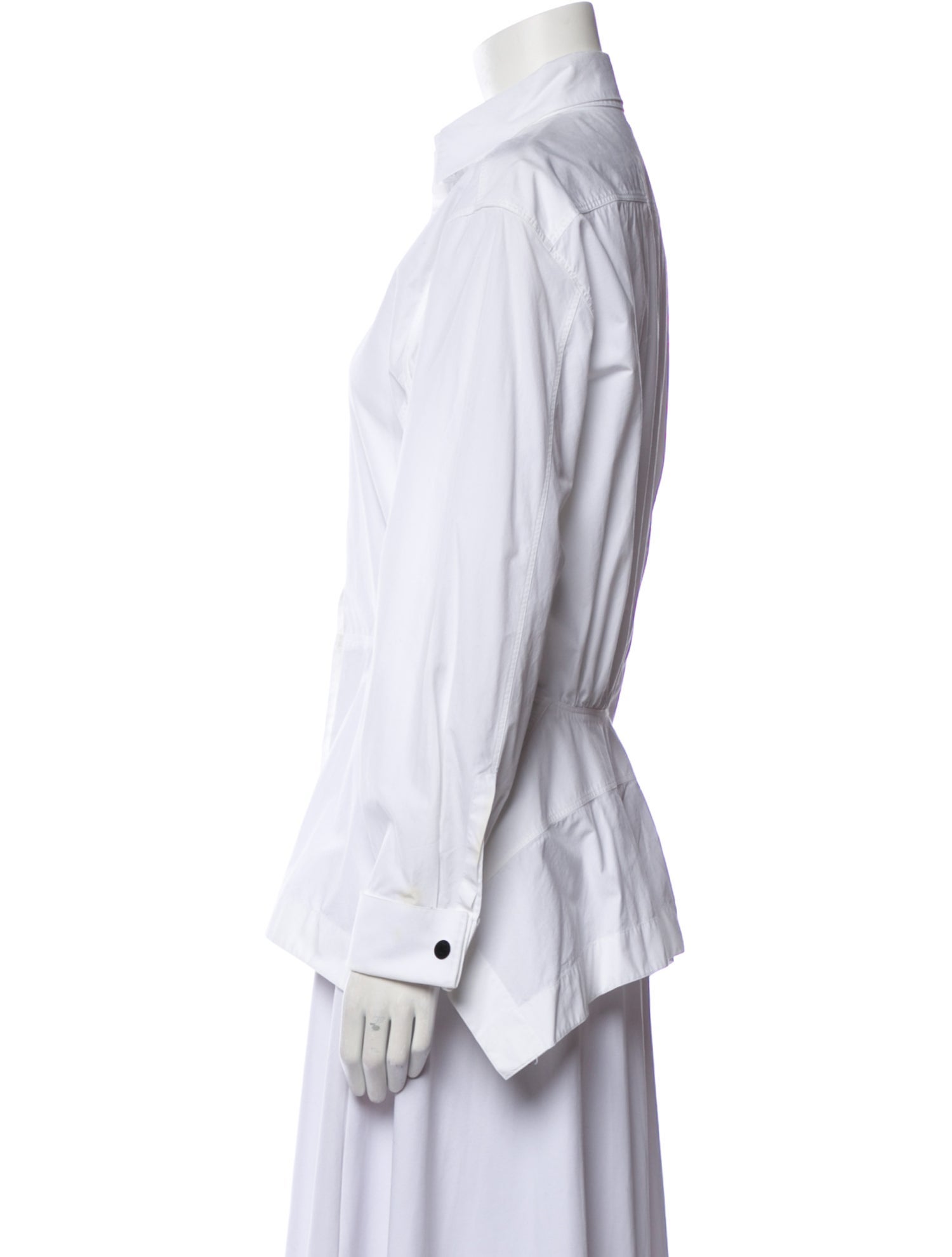 Alaïa Long Sleeve Button-Up Top