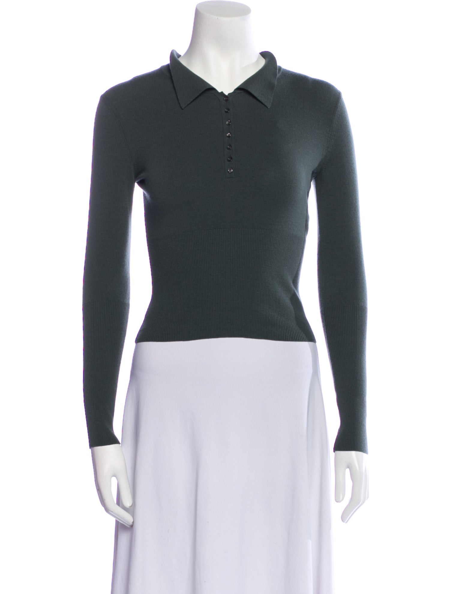Alaïa Virgin Wool Crew Neck Sweater