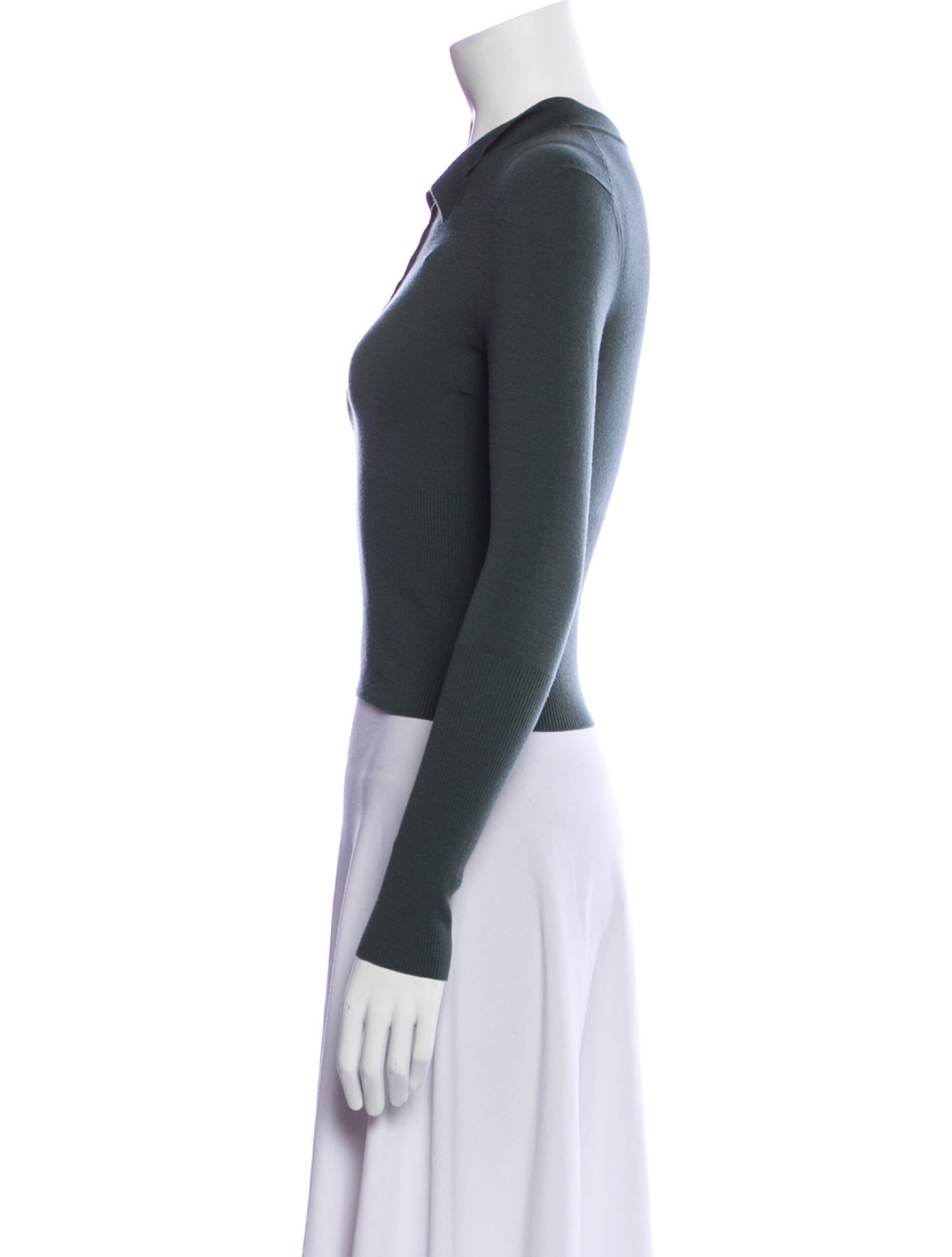 Alaïa Virgin Wool Crew Neck Sweater