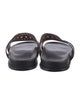 Alaïa Leather Lasercut Accents Slides