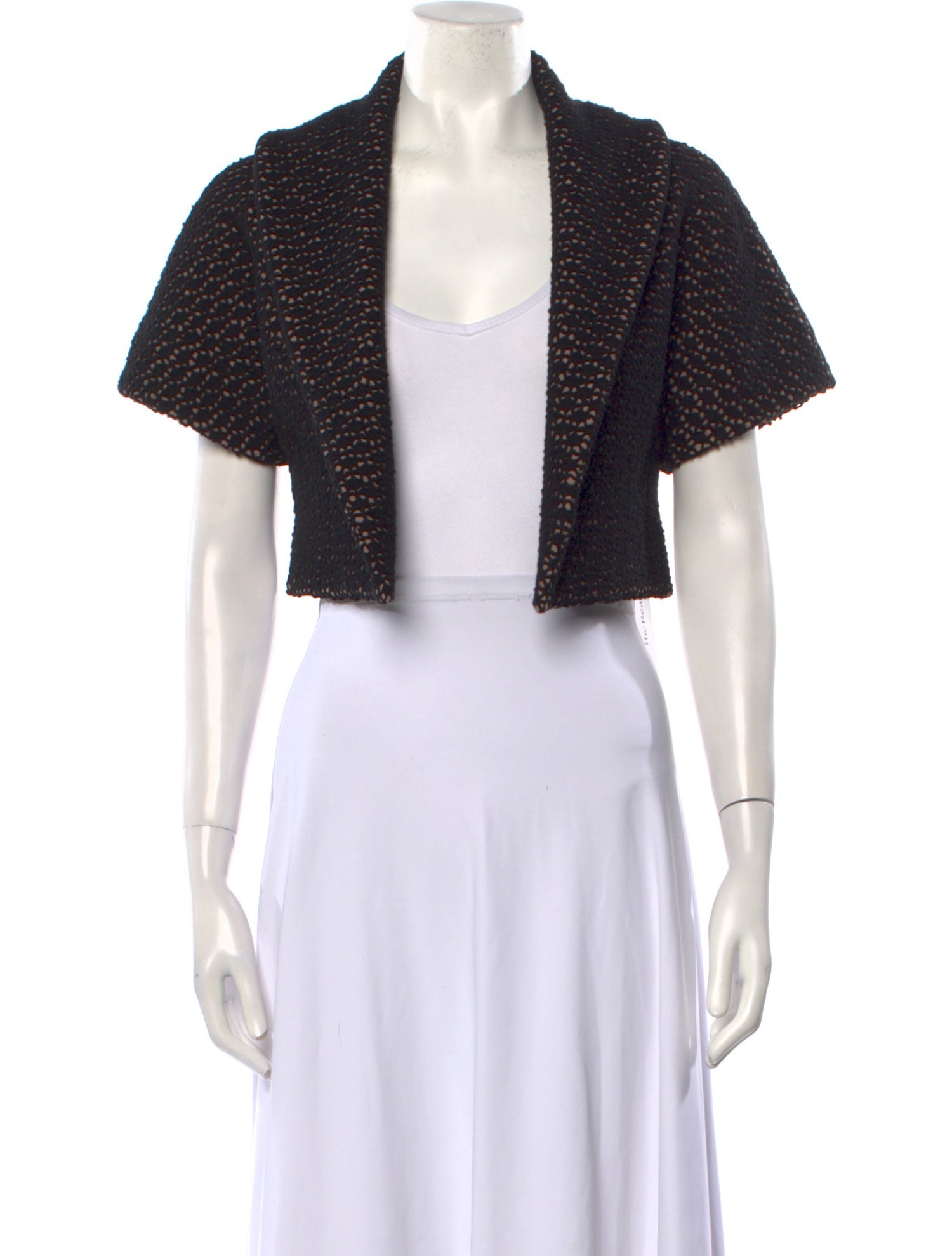 Alaïa Virgin Wool Open Front Sweater
