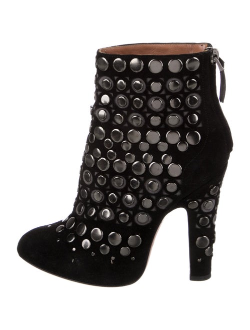 Alaïa Suede Studded Accents Boots