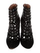 Alaïa Suede Studded Accents Boots