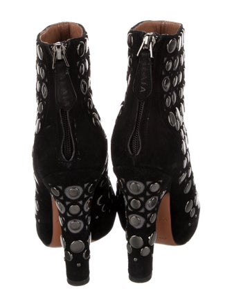 Alaïa Suede Studded Accents Boots