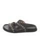 Alaïa Leather Lasercut Accents Slides