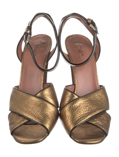 Alaïa Leather Sandals