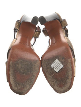Alaïa Leather Sandals