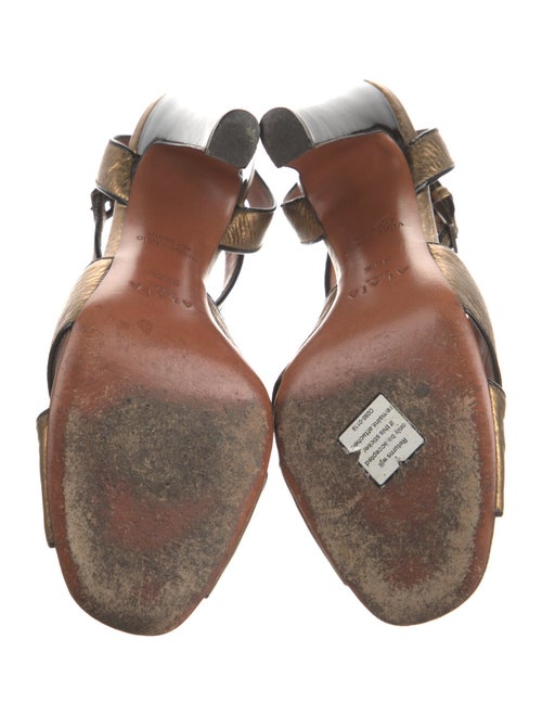 Alaïa Leather Sandals