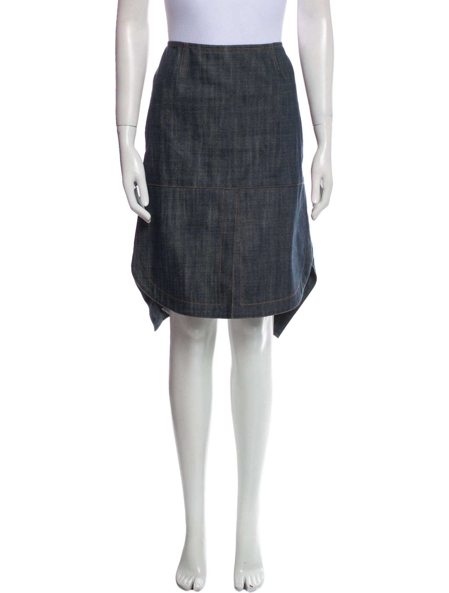 Alaïa Whipstitch Trim Mini Skirt