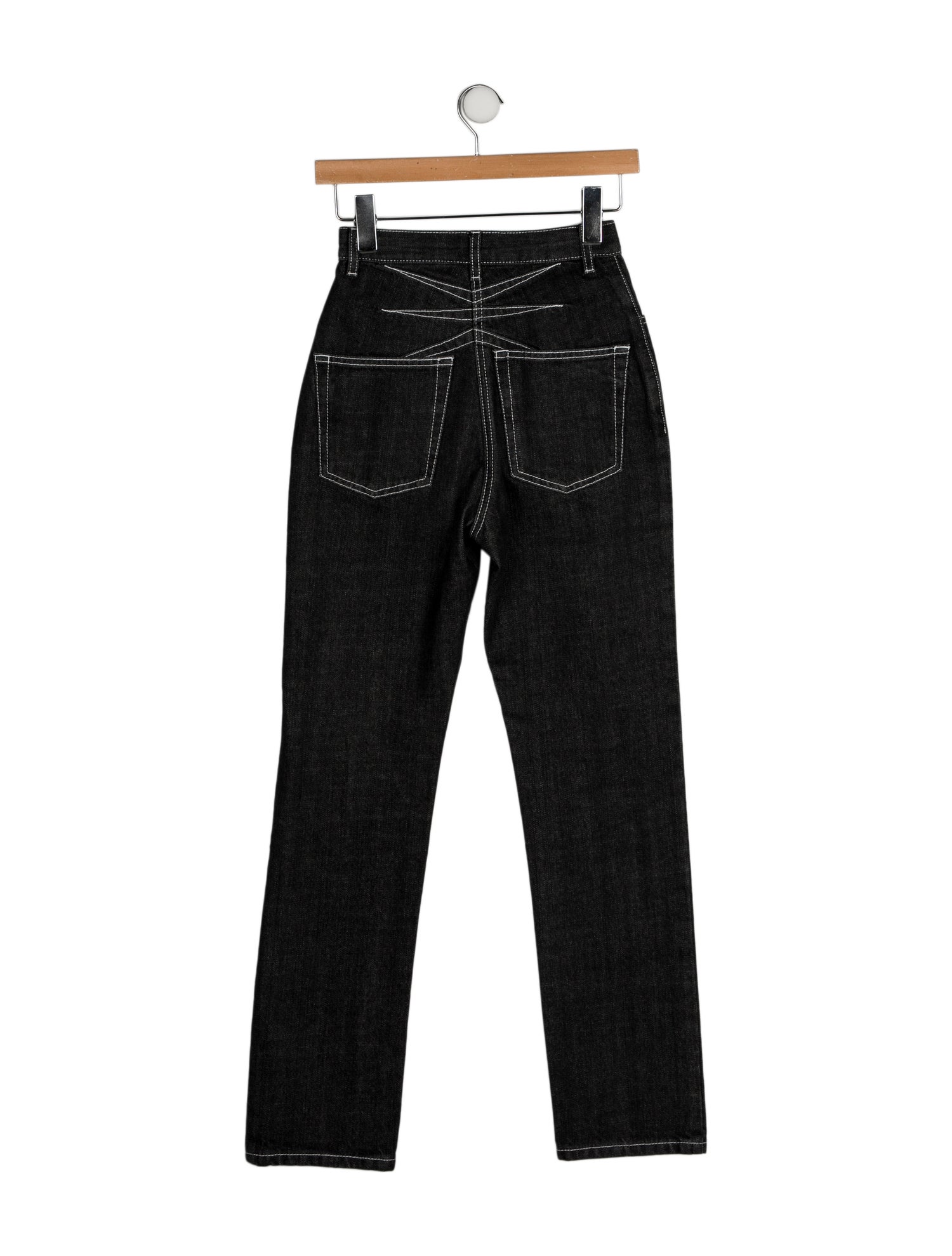Alaïa Mid-Rise Straight Leg Jeans w/ Tags