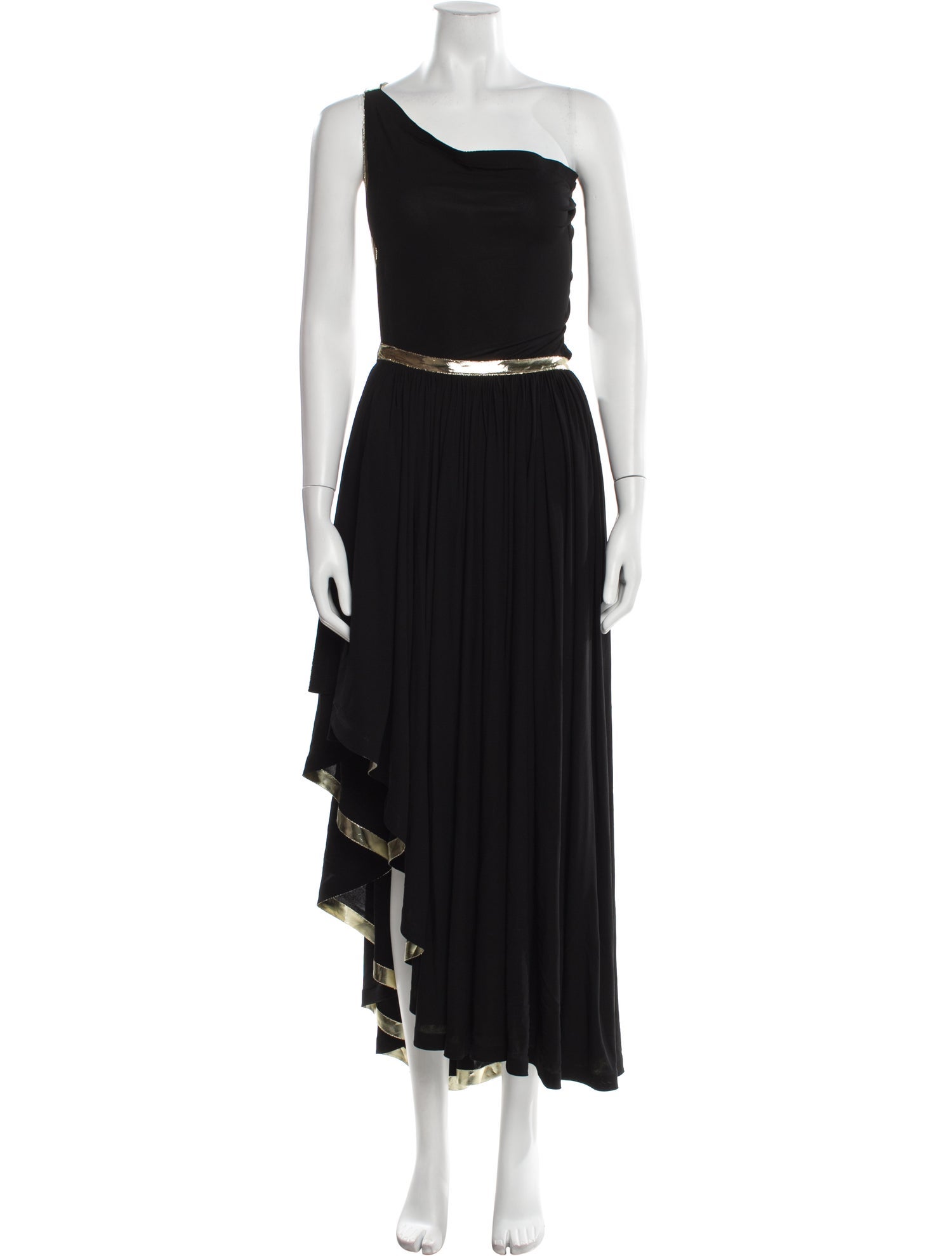 Alaïa One-Shoulder Long Dress