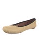 Alaïa Straw Ballet Flats