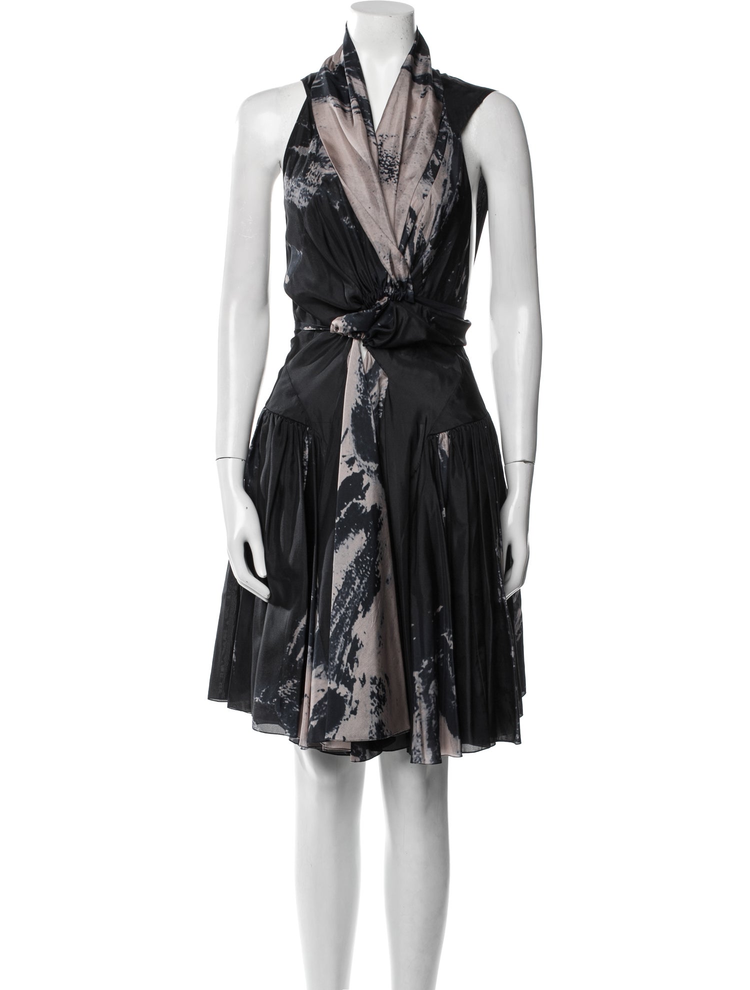 Alaïa Silk Eyelet Trim Robe w/ Tags