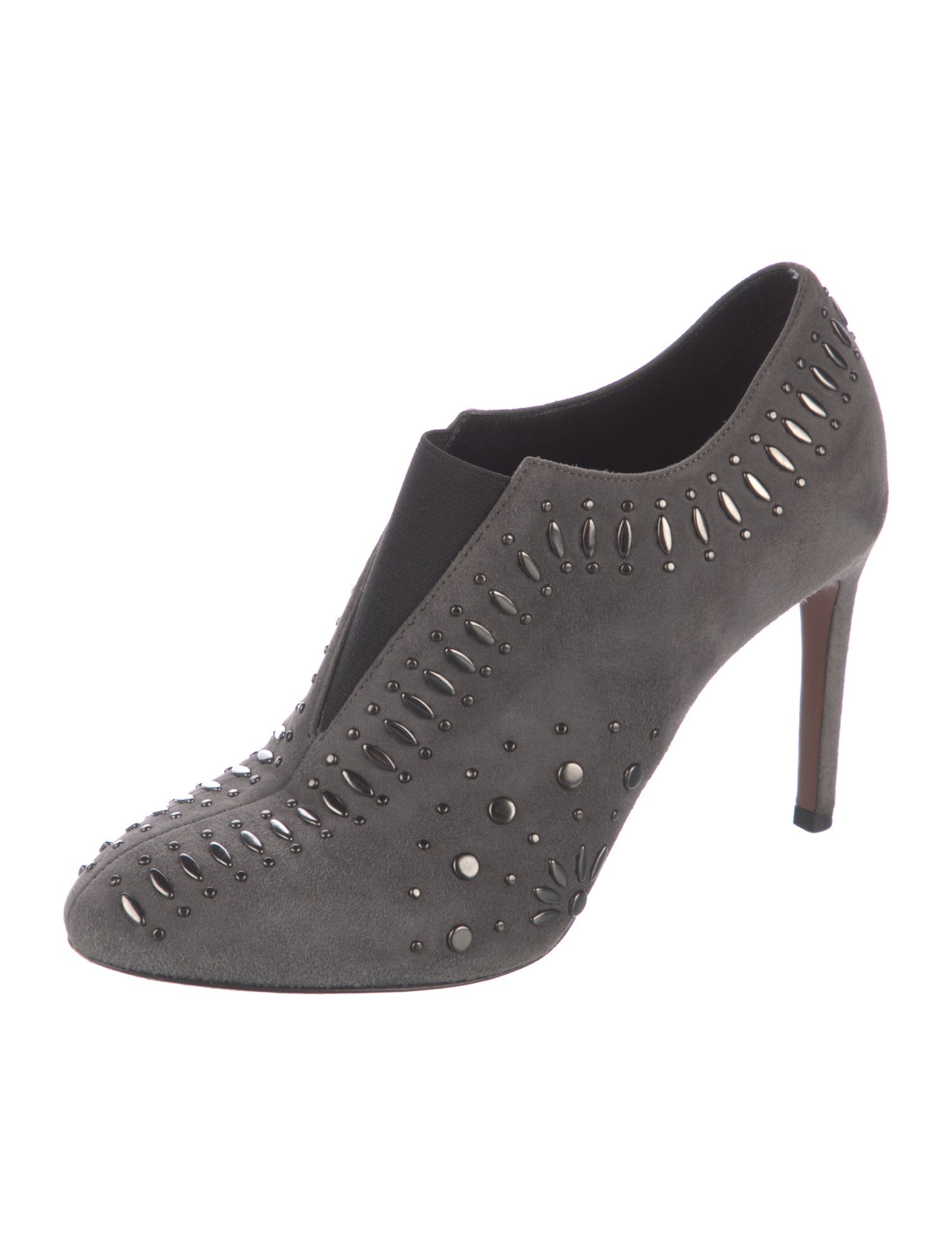 Alaïa Suede Patterned Pumps
