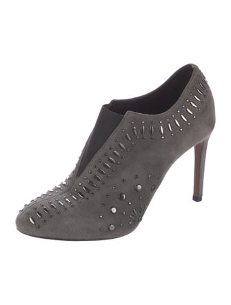 Alaïa Suede Patterned Pumps