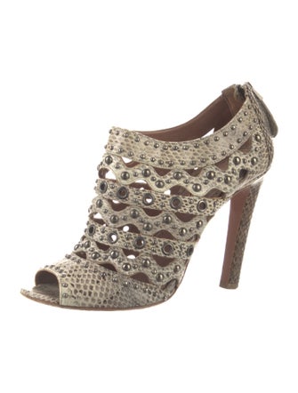 Alaïa Snakeskin Animal Print Pumps