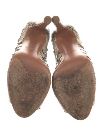 Alaïa Snakeskin Animal Print Pumps