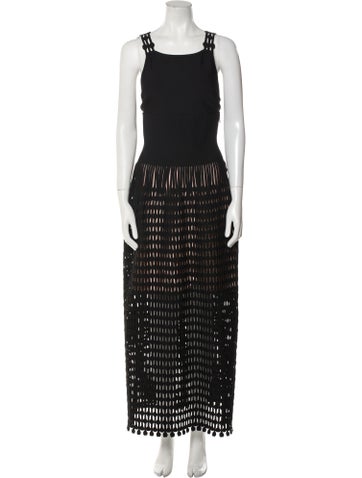 Alaïa Dresses Striped Long Dress Us8, Fr40 | M