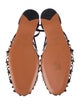 Alaïa Leather Patterned D'Orsay Flats