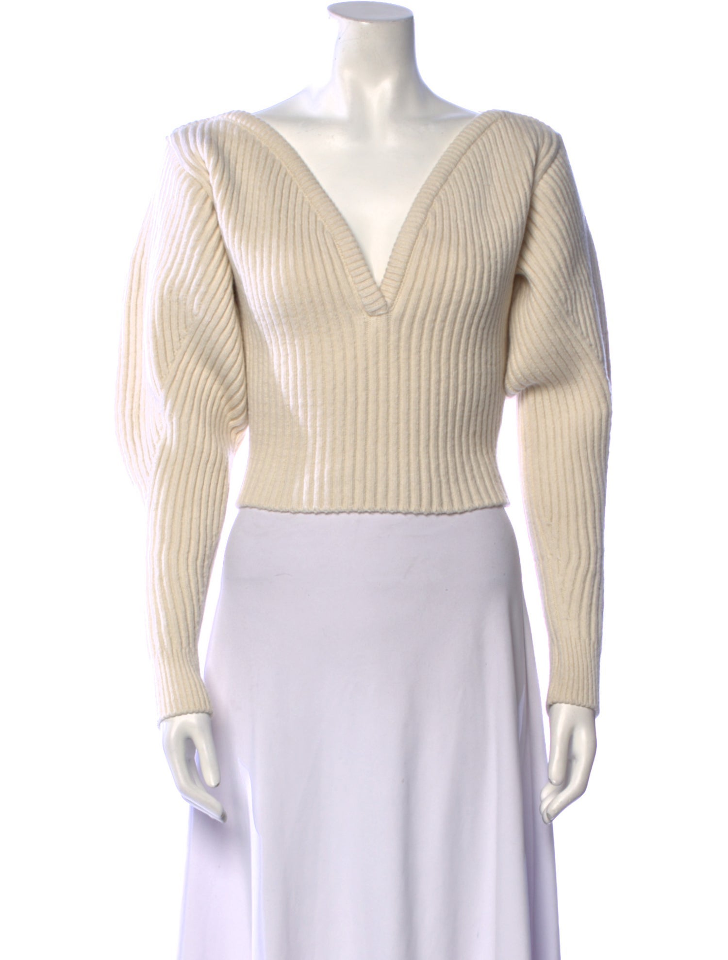 Alaïa Wool V-Neck Sweater