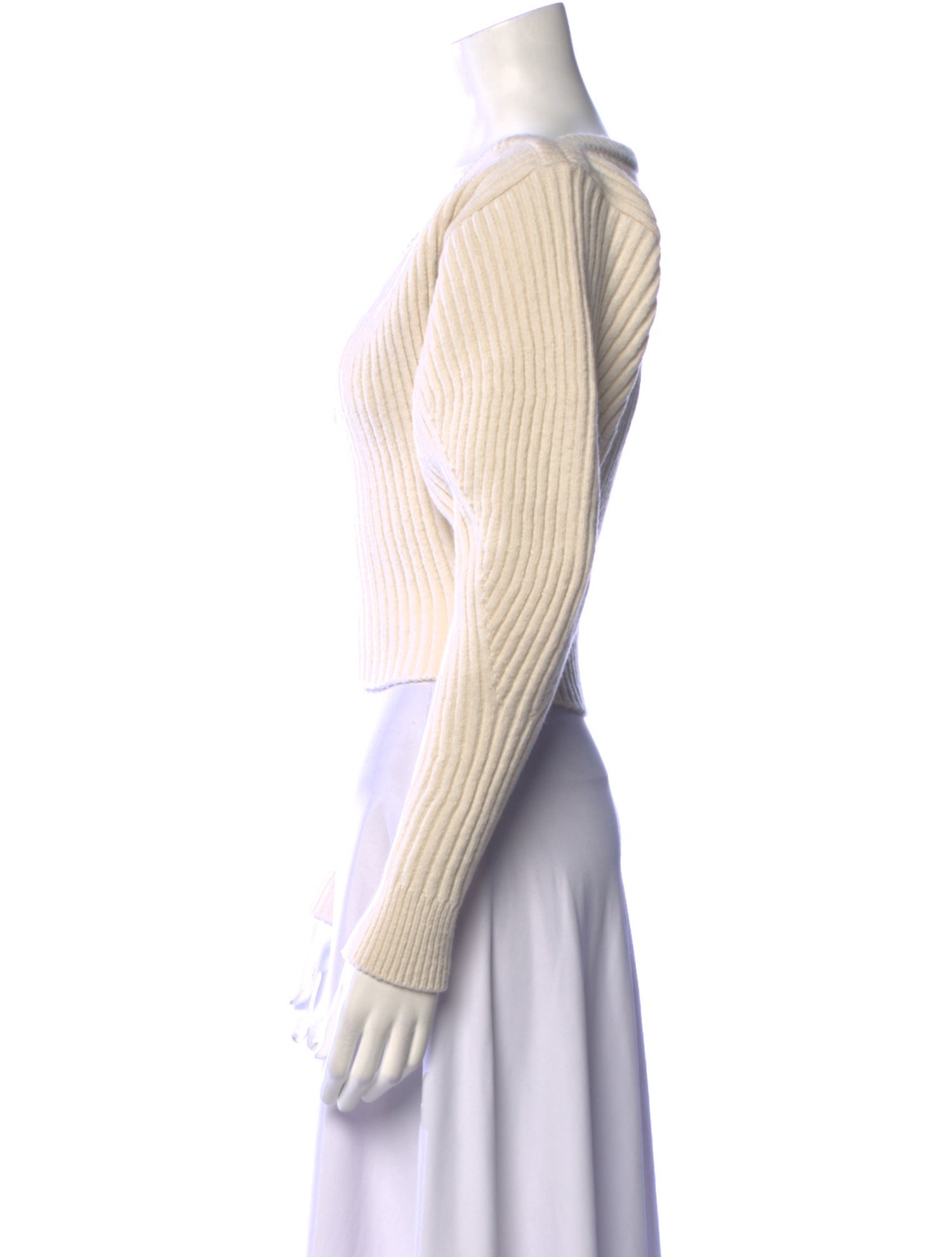 Alaïa Wool V-Neck Sweater