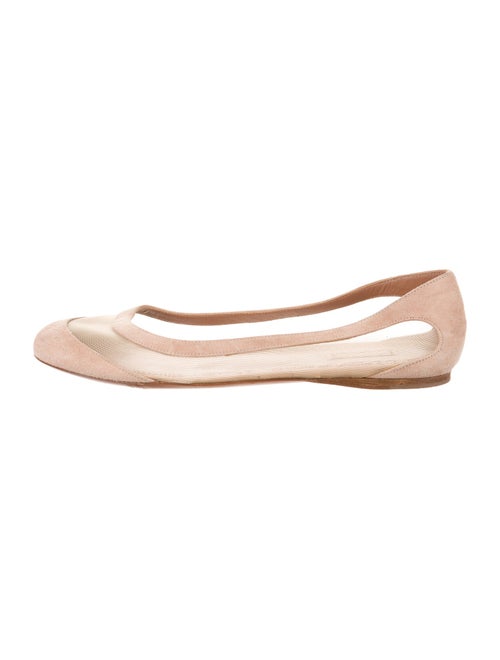 Alaïa Mesh Mesh Accents Ballet Flats