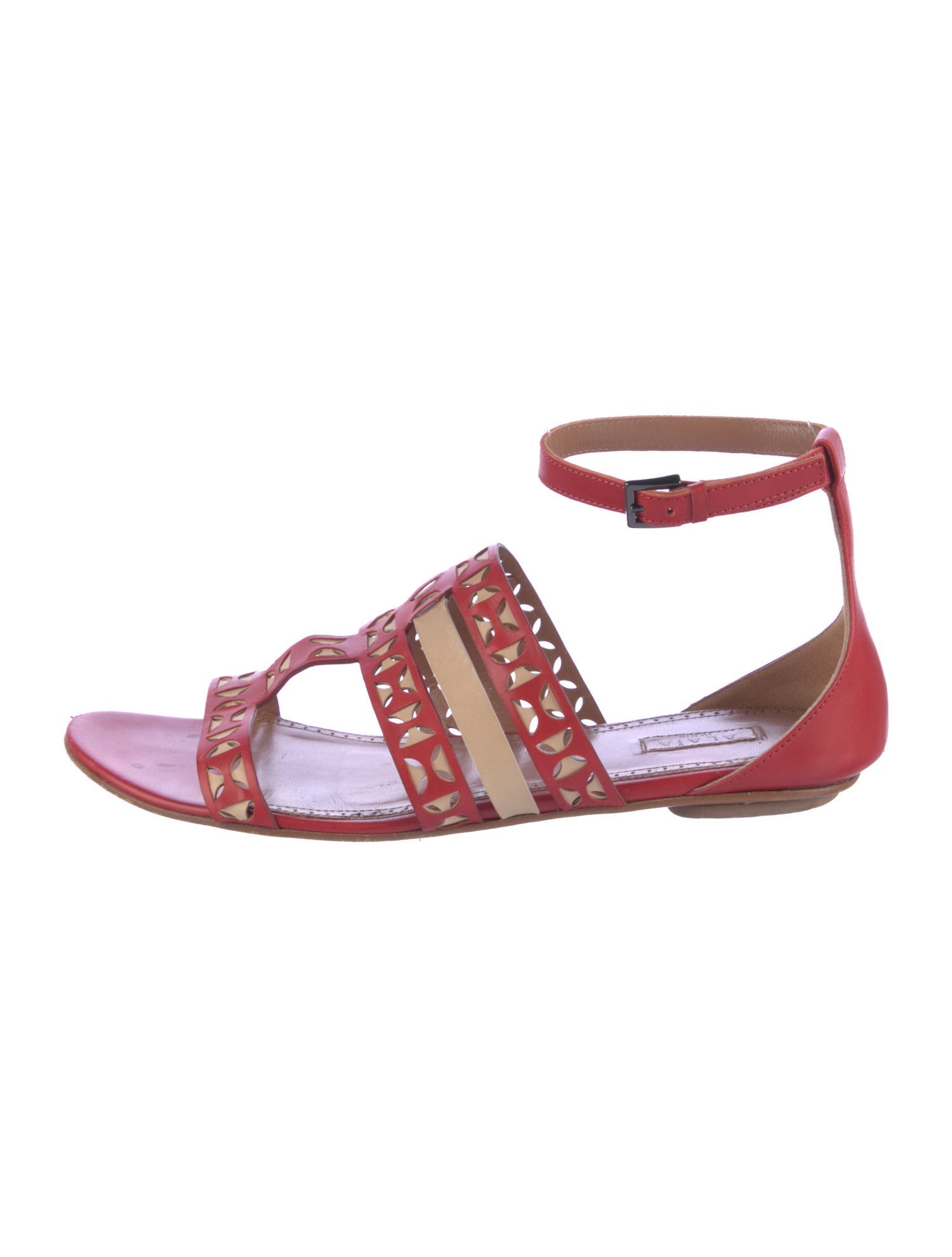 Alaïa 2011 Leather Gladiator Sandals