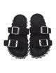 Alaïa Suede Studded Accents Slides