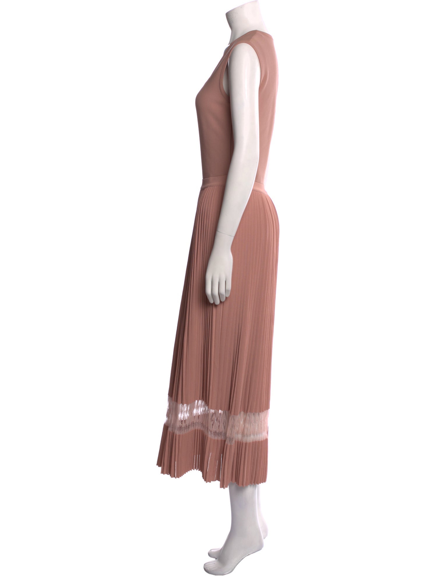 Alaïa Square Neckline Long Dress