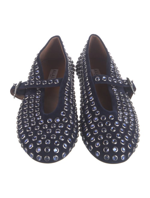 Alaïa Leather Printed Flats