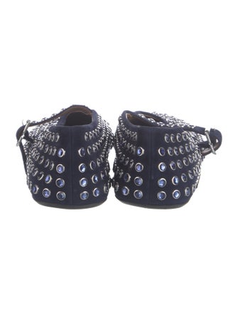 Alaïa Leather Printed Flats