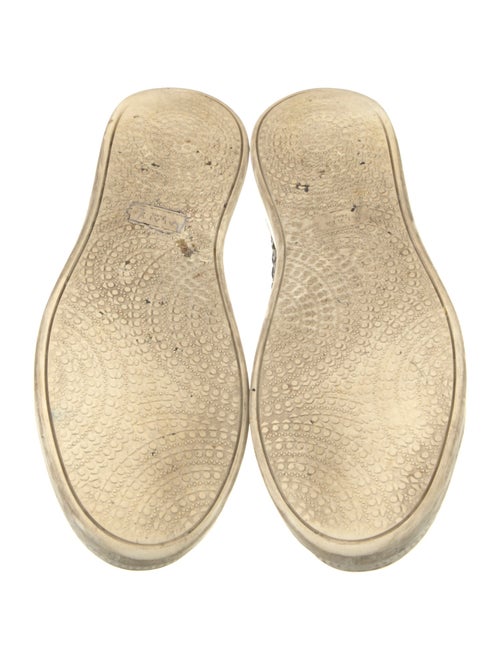 Alaïa Leather Lasercut Accents Sneakers