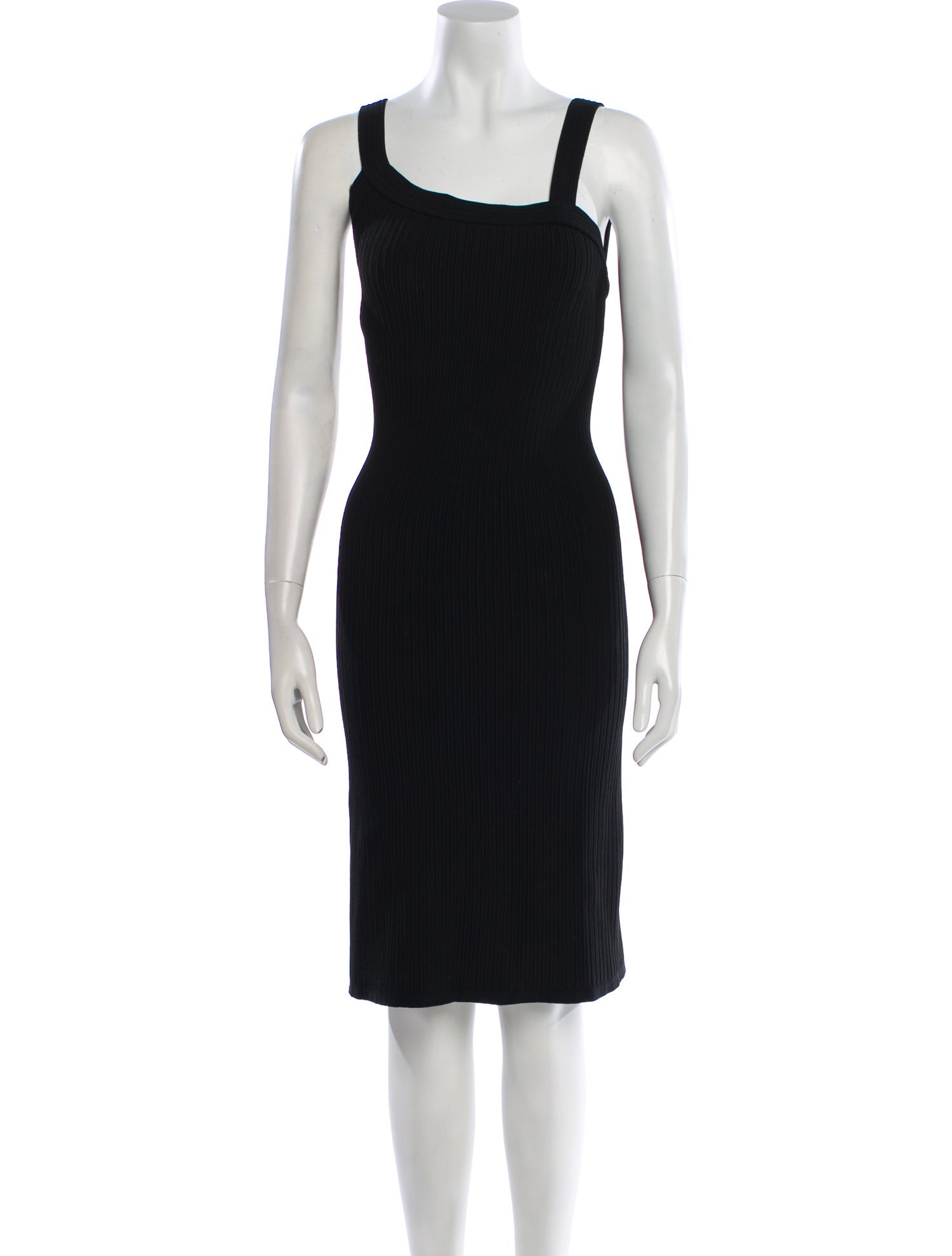 Alaïa Square Neckline Knee-Length Dress