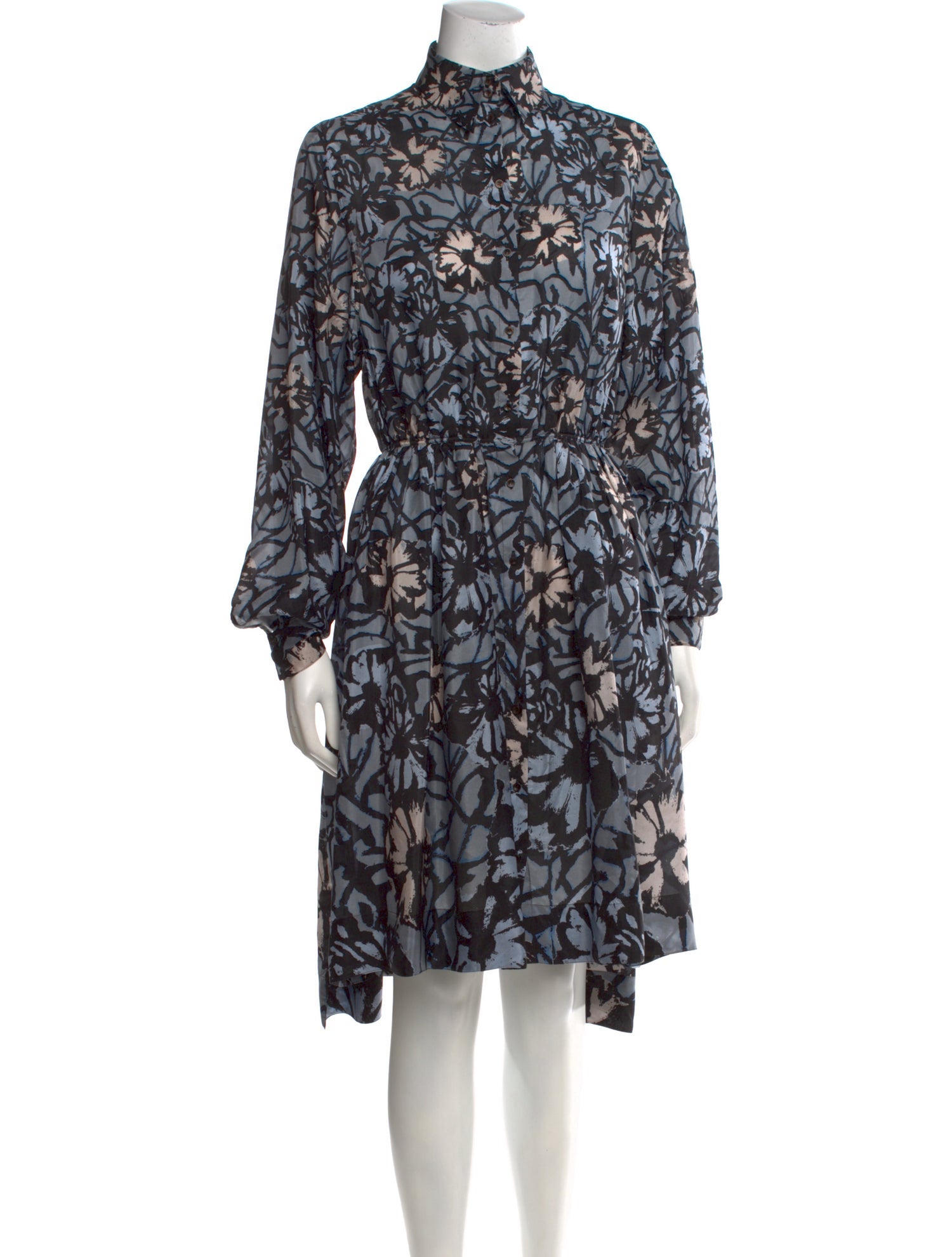 Alaïa Silk Knee-Length Dress