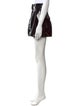 Alaïa Leather Mini Shorts