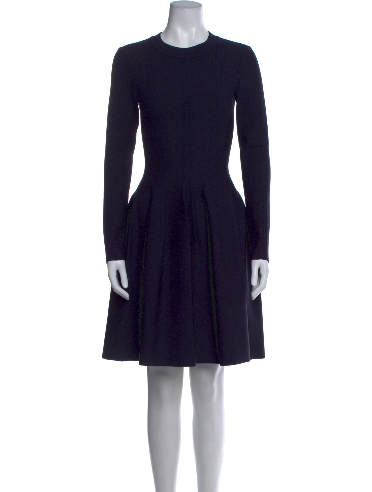 Alea | Dark Green High-Neck Short-Sleeve Maxi Dress