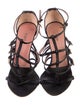 Alaïa Satin Gladiator Sandals
