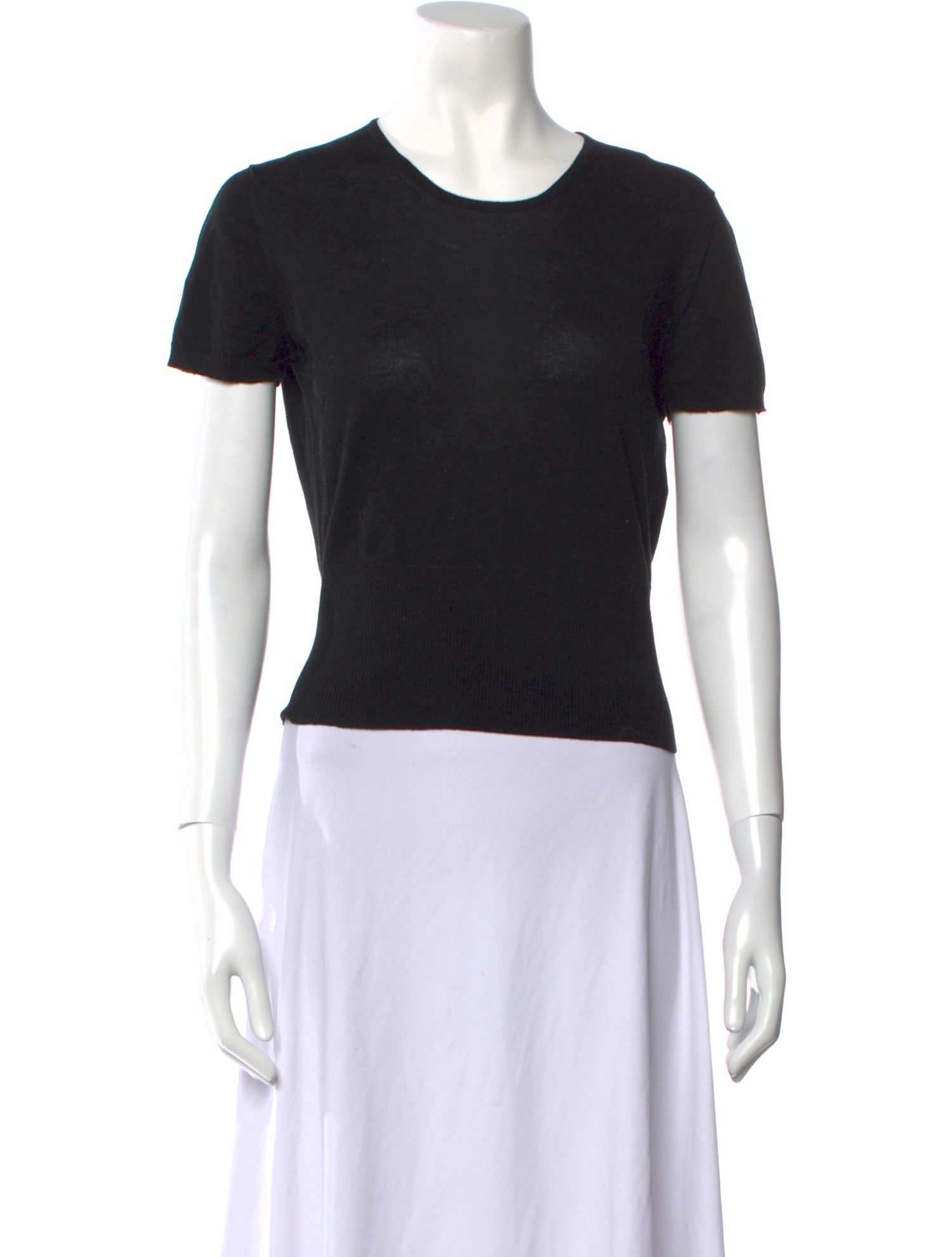 Alaïa Crew Neck Short Sleeve T-Shirt