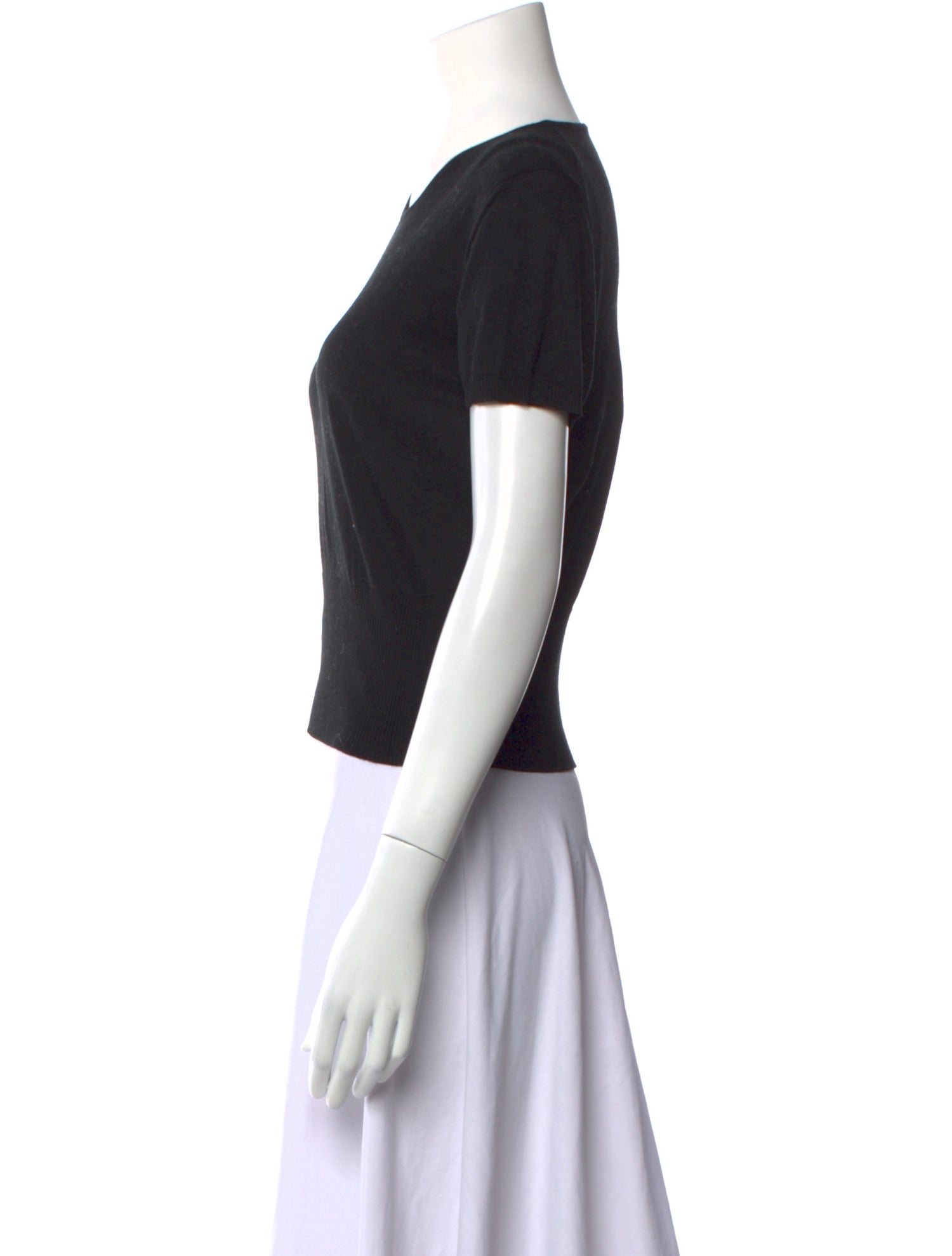 Alaïa Crew Neck Short Sleeve T-Shirt