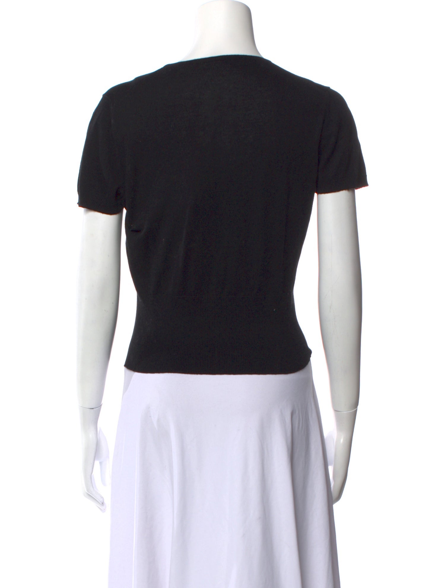 Alaïa Crew Neck Short Sleeve T-Shirt