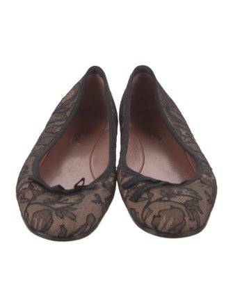 Alaïa Lace Printed Ballet Flats