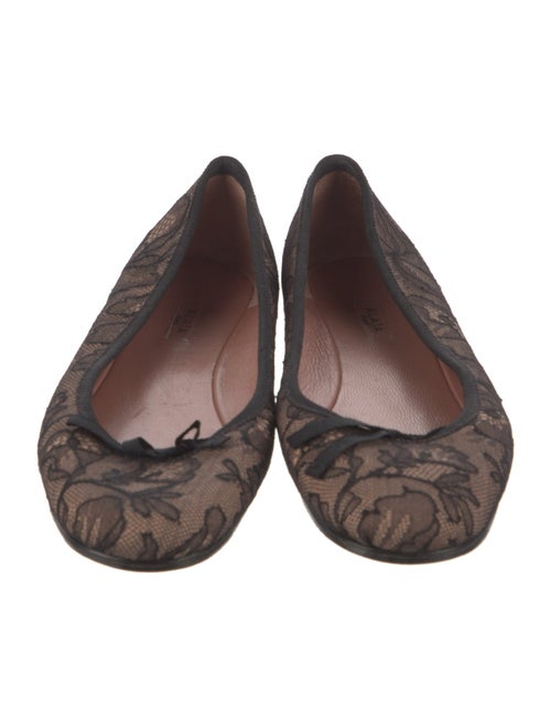 Alaïa Lace Printed Ballet Flats