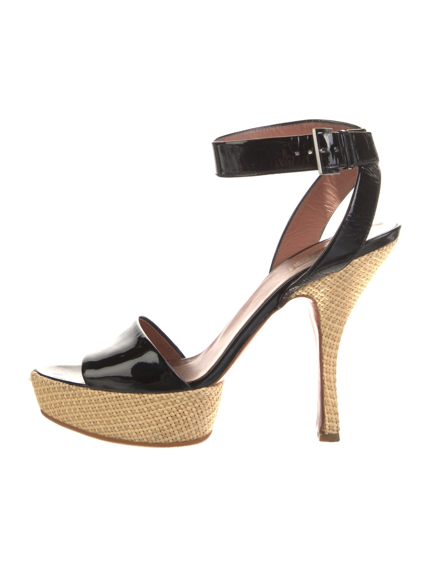 Alaïa Patent Leather Sandals