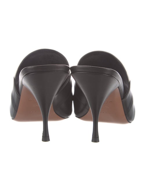 Alaïa Leather Printed Slides