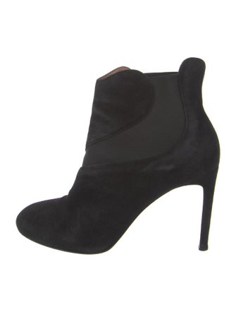 Alaïa Suede Lace-Up Boots
