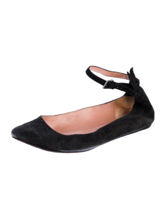 Alaïa Suede Flats
